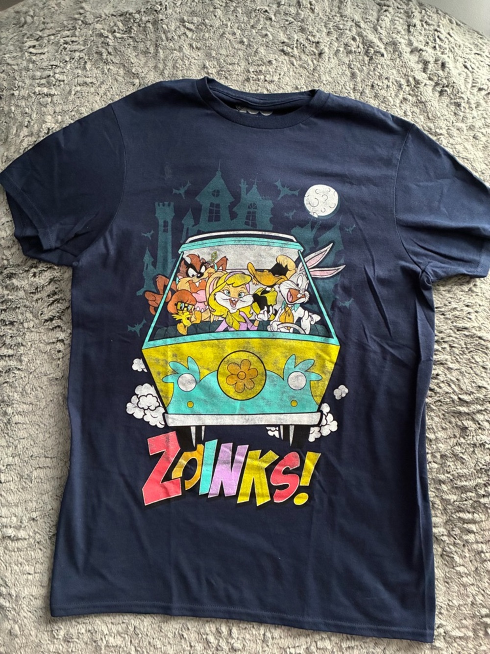 Warner Bros. Navy Looney Tunes 'Zoinks!' Graphic Tee